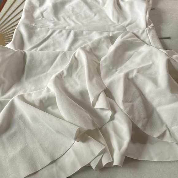 White Ruffle Dress - Picture 2 of 2